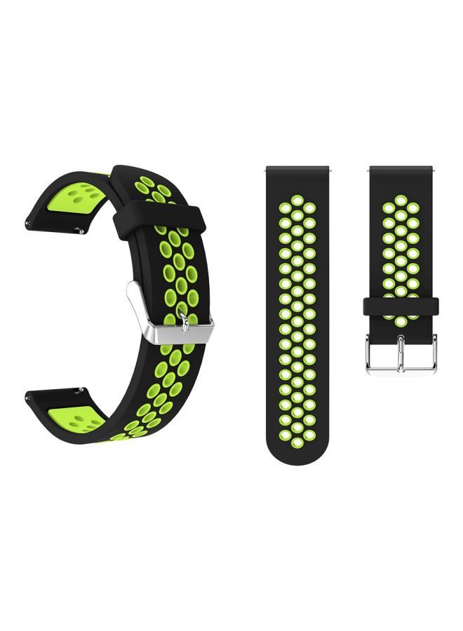 NIBEMINENT Replacement Strap For Samsung Galaxy Active/Active2 Green/Black - Image 3