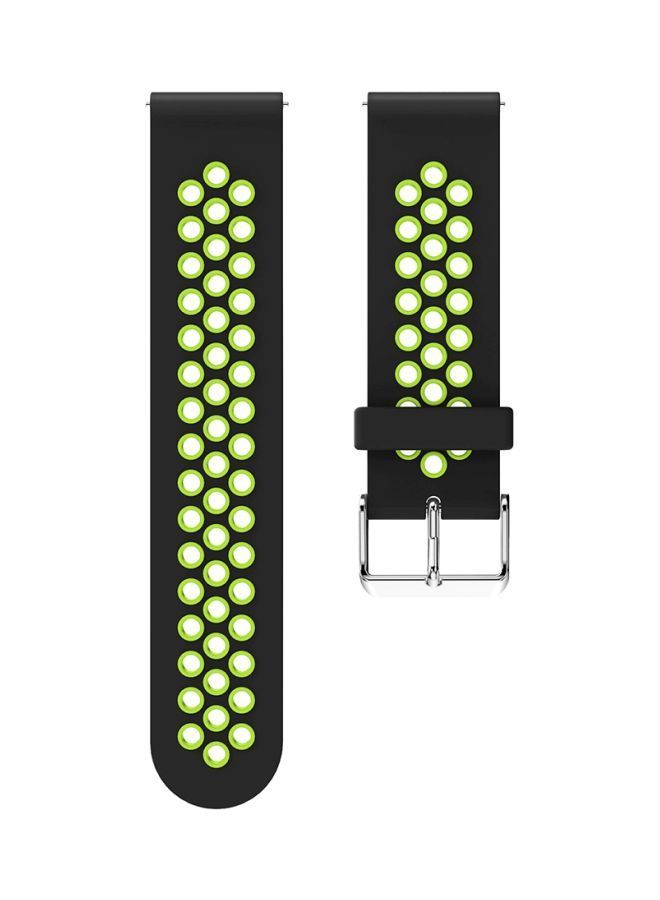 NIBEMINENT Replacement Strap For Samsung Galaxy Active/Active2 Green/Black - Image 2