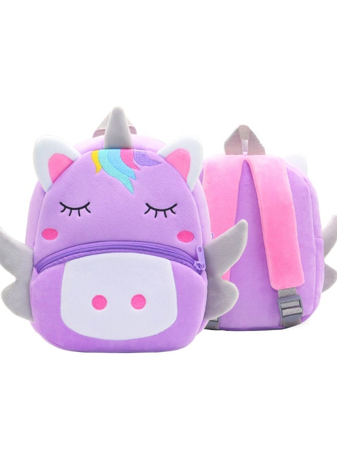 Anna Plush Cartoon Animal Kids Backpack - Soft and Cute Design