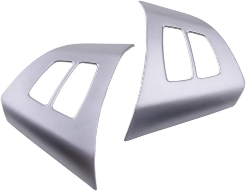 QASULER Car Steering Wheel Button Decor Frame Trim - Image 1