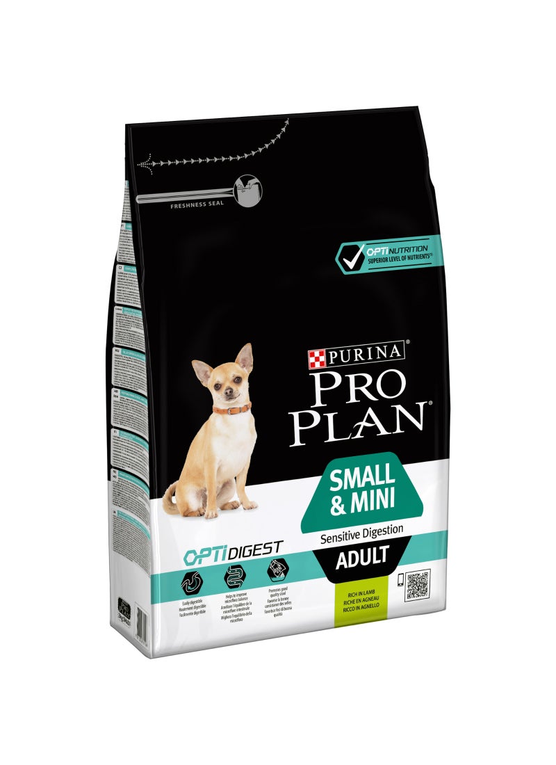 Purina Pro Plan Sensitive Digestion Small And Mini Adult Dry Dog Food With Lamb 3kg - Image 4