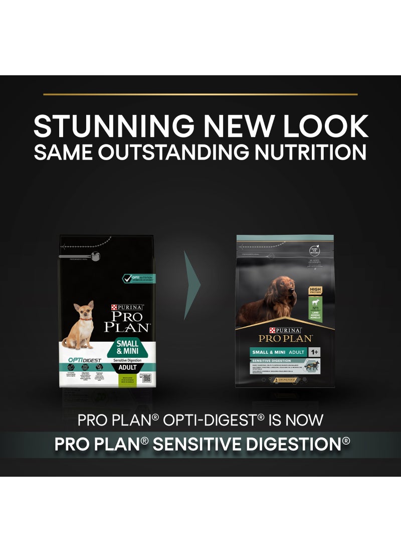Purina Pro Plan Sensitive Digestion Small And Mini Adult Dry Dog Food With Lamb 3kg - Image 5