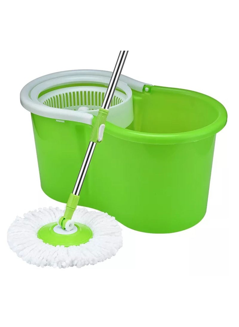 قطع ممسحة التنظيف الدوارة دلو ممسحة مع عصر ممسحة الأرضية البلاستيكية - Image 1