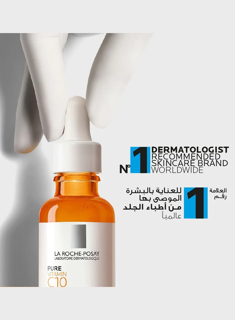 LA ROCHE-POSAY La Roche-Posay 10% Pure Vitamin C Anti Aging Face Serum for Wrinkles 30ml