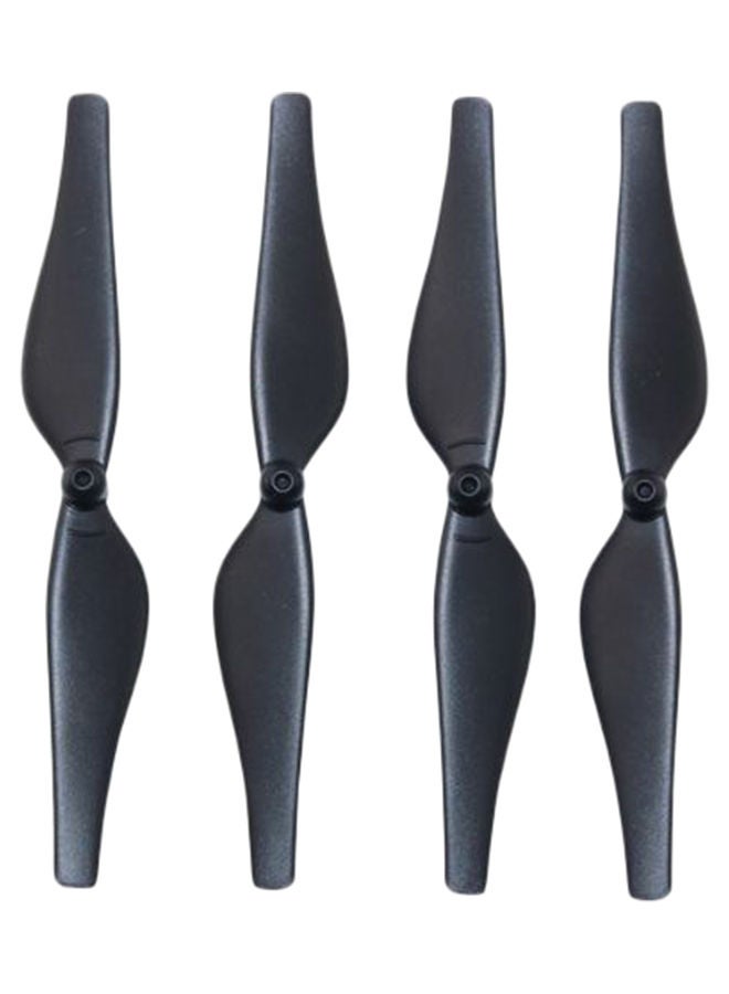 NIBEMINENT 4-Piece Propellers Blade Set For TELLO Drone Black  - Image 1