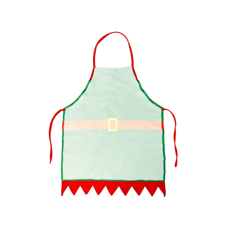 CHRISTMAS MAGIC Elf Chef Apron Set Adult Size 54x78cm - Image 3