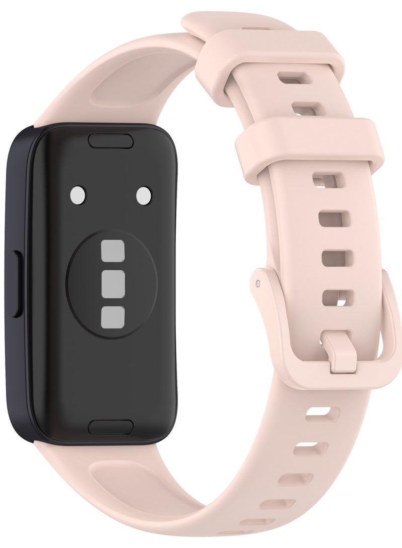 Huawei Band 8 / Huawei Band 9 Watch Band for Men Women Sport Watch Strap Lightweight Silicone Replacement Band (Pink) - Image 2