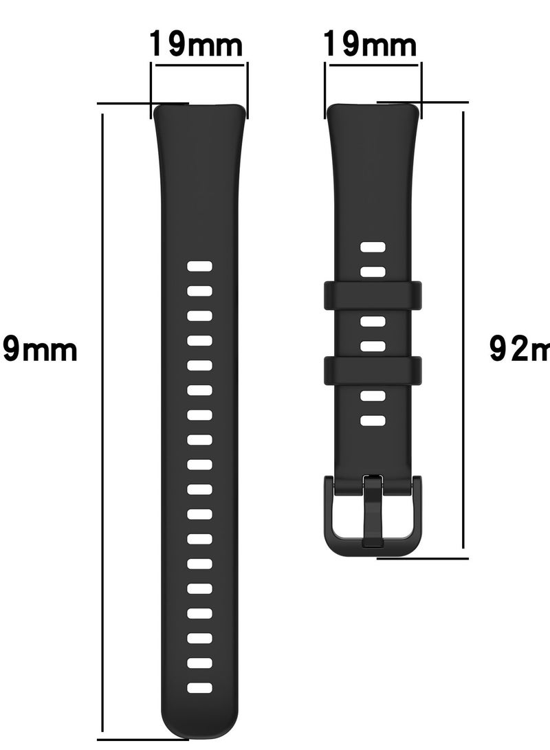 Huawei Band 8 / Huawei Band 9 Watch Band for Men Women Sport Watch Strap Lightweight Silicone Replacement Band (Pink) - Image 5