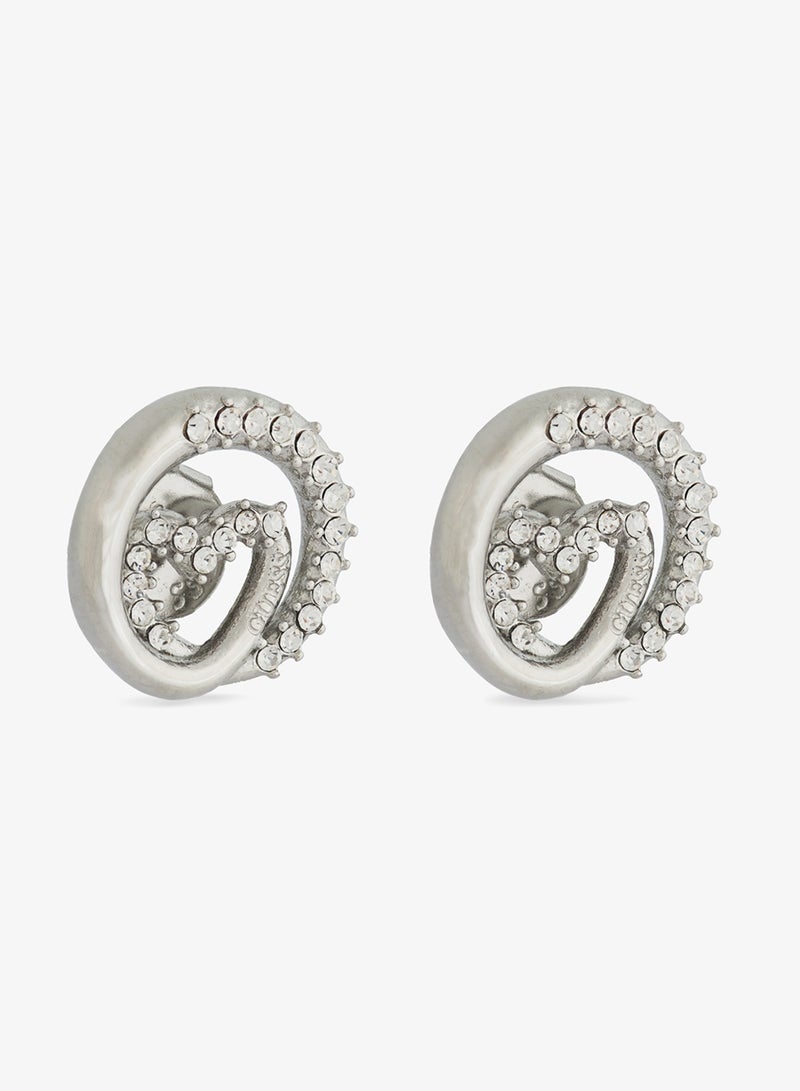 جس أقراط أيقونية بدون شعار - Image 1