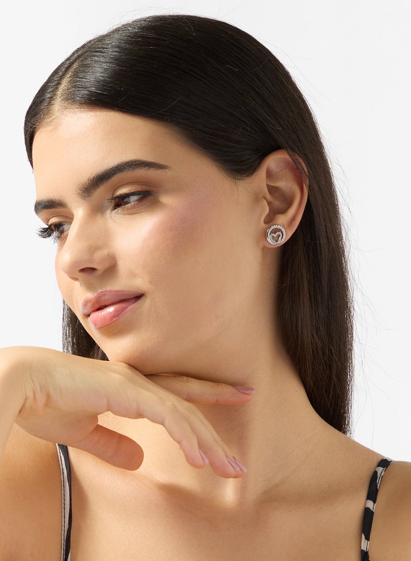 جس أقراط أيقونية بدون شعار - Image 4