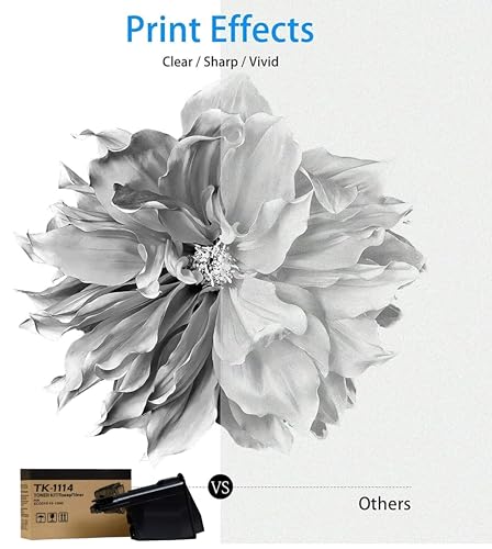 ANG TK-1114 Toner Cartridge Compatible with Kyocera Ecosys FS-1020MFP FS-1025MFP FS-1040 FS-1060DN FS-1120MFP FS-1125MFP Printers | Black Pack of 1 - Image 4