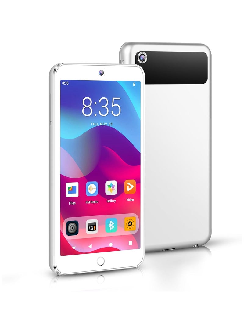 ليسو مشغل MP3 بلوتوث سعة 160 جيجابايت، مشغل MP4 رقمي أندرويد مع واي فاي وكاميرا، شاشة لمس بحجم 4.3 بوصة، مشغل موسيقى محمول HiFi مع مكبر صوت ومتجر تطبيقات، يدعم حتى 256 جيجابايت. - Image 1
