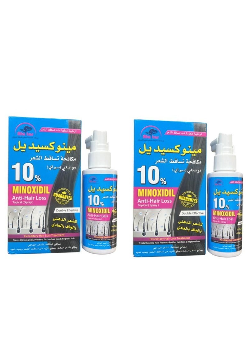 العطار 10٪ بخاخ شعر موضعي ضد تساقط الشعر 65 مل 2 قطعة - Image 1
