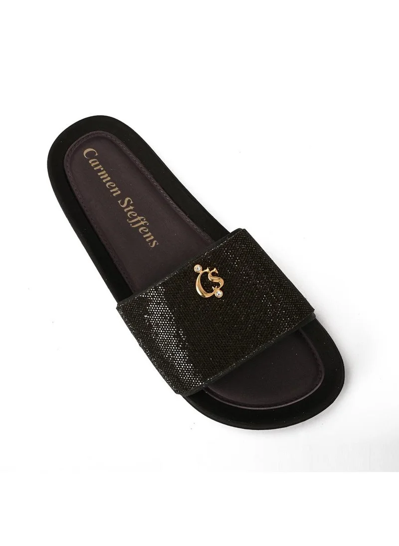 Carmen Steffens Flip-Flops Slide CS Black