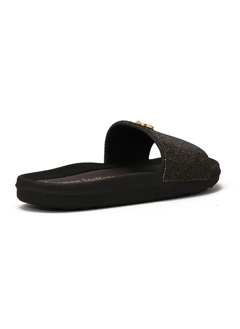 Carmen Steffens  Flip-Flops Slide CS Black for Women | Best Price UAE