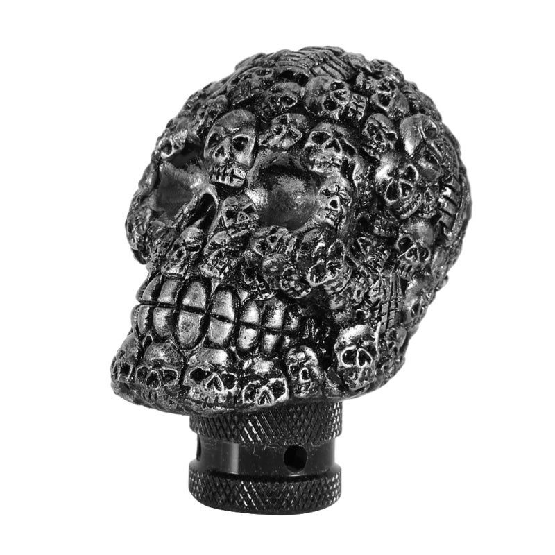 Skull Gear Shift Knob Lever Universal Manual Transmission Car Shifter - Quality Eco-Friendly Durable Material with 3 Adapters for Most Auto Vehicles - Image 5