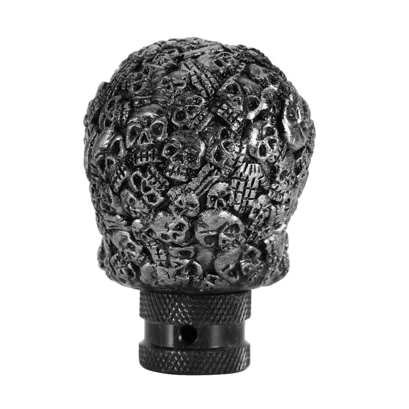 Skull Gear Shift Knob Lever Universal Manual Transmission Car Shifter - Quality Eco-Friendly Durable Material with 3 Adapters for Most Auto Vehicles - Image 4