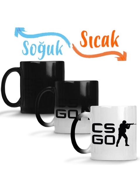 Print Shop Csgo Counter Strike Logo Magic Mug Porcelain