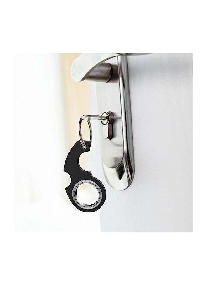 Keychain Spinner Toy, Portable Keyring Spinner Toy, Finger Keychain Spinner Portable Keychain Spinner, Novelty Keychains for Finger Exercise(2PCS)