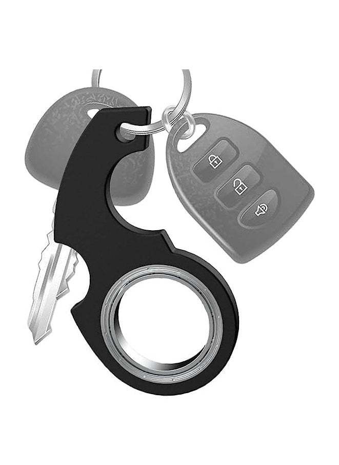 Keychain Spinner Toy, Portable Keyring Spinner Toy, Finger Keychain Spinner Portable Keychain Spinner, Novelty Keychains for Finger Exercise(2PCS)