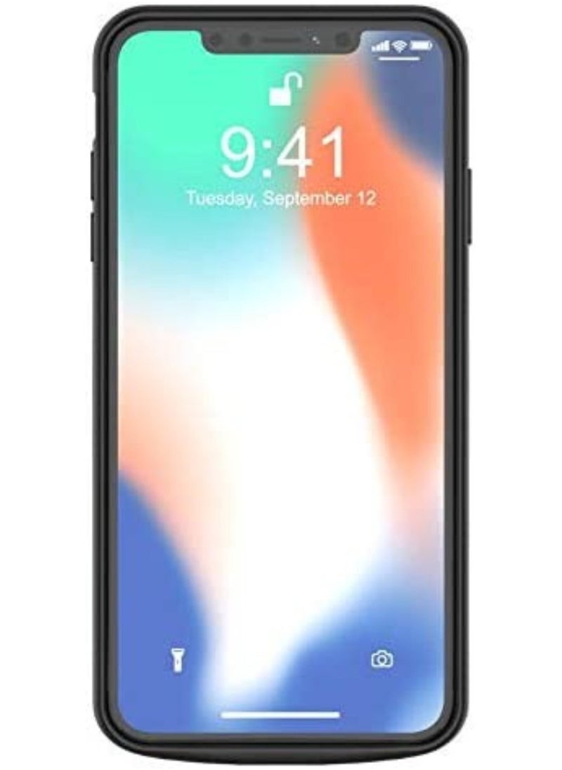 IAF Battery Case for iPhone X/Xs, 4000mAh Portable Protective Charging Case Extended Rechargeable Battery Pack Charger Case Compatible with iPhone X/XS (5.8 inch) - Image 2