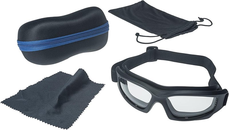 Get Lost Helmets Store Motorcycle Goggles For Men: Heavy-Duty Motorcycle Riding Goggles w/Hard Case, Cleaning Cloth, & Pouch - Image 3