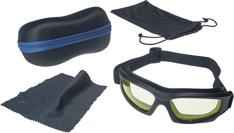 Get Lost Helmets Store Motorcycle Goggles For Men: Heavy-Duty Motorcycle Riding Goggles w/Hard Case, Cleaning Cloth, & Pouch - Image 4