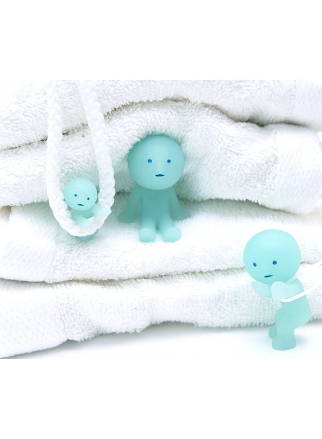 Smiski Bath Series Collectible Figure - Glow-in-the-Dark Bathroom Theme Mystery Blind Box Cute Desk & Room Décor - Image 3