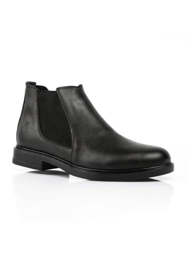 Men’s Classic Chelsea Boot in Genuine Leather with Comfortable Rubber Sole, Stylish & Durable for Daily Wear