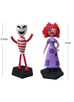 Y&D 8-Piece The Amazing Digital Circus Figurines Model Toys Cake Car Model  - Image 2