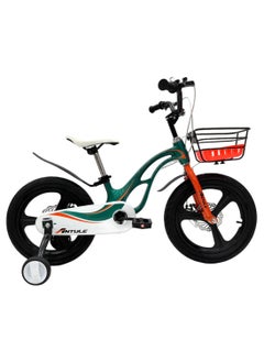 RALLY BICYCLE RALLY BICYCLE, Kids bike, RL-16-MG-9191, for 4 to 7 Years old with training wheels, basket, bell, chain cover, magnesium frame  - Image 2