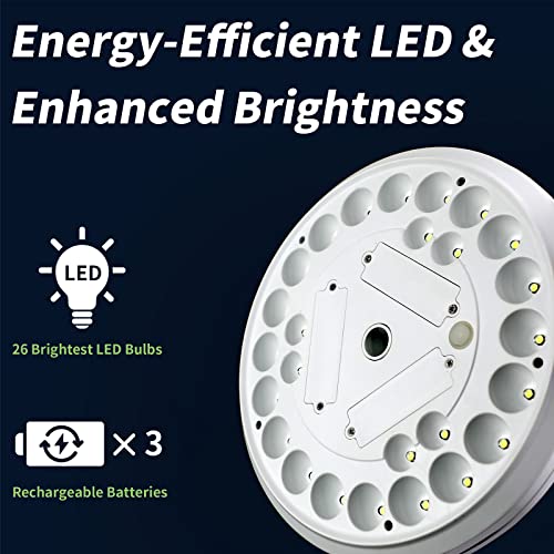 HOOPLE Flag Pole Light Solar Powered - Waterproof, Solar Flag Pole Light for 15 to 25 Ft In-Ground Flag Pole, Super Bright Flag Pole Solar Light from Dusk to Dawn for 12+ Hours, Auto On/Off (26 LED) - Image 3