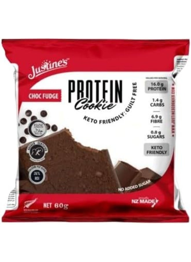 Justine's Protein Cookie Choco Fudge 60G 12'S 