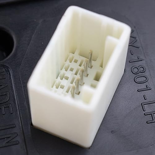 TRQ Driver and Passenger Side Power Heated Mirror Set Smooth Black Paint to Match Compatible with 2021-2023 Kia Rio KI1320291 KI1321291 - Image 3