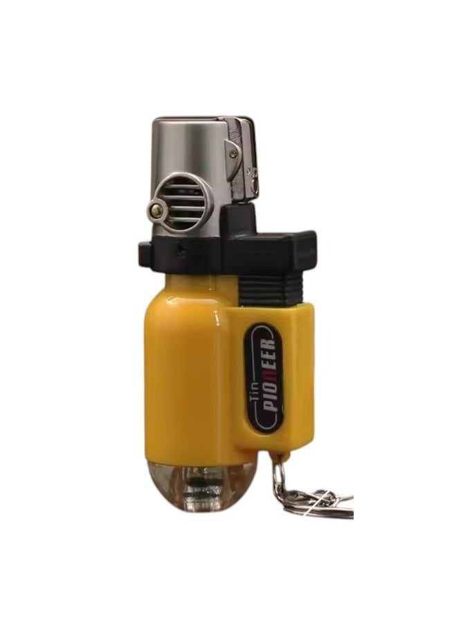 Pioneer - Windproof Pioneer Mini Jet Torch Lighter – Refillable with Keychain Holder - Image 1