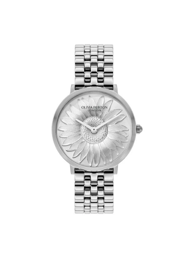 OLIVIA BURTON Ob Signature Sunflower Stainless Steel Watch