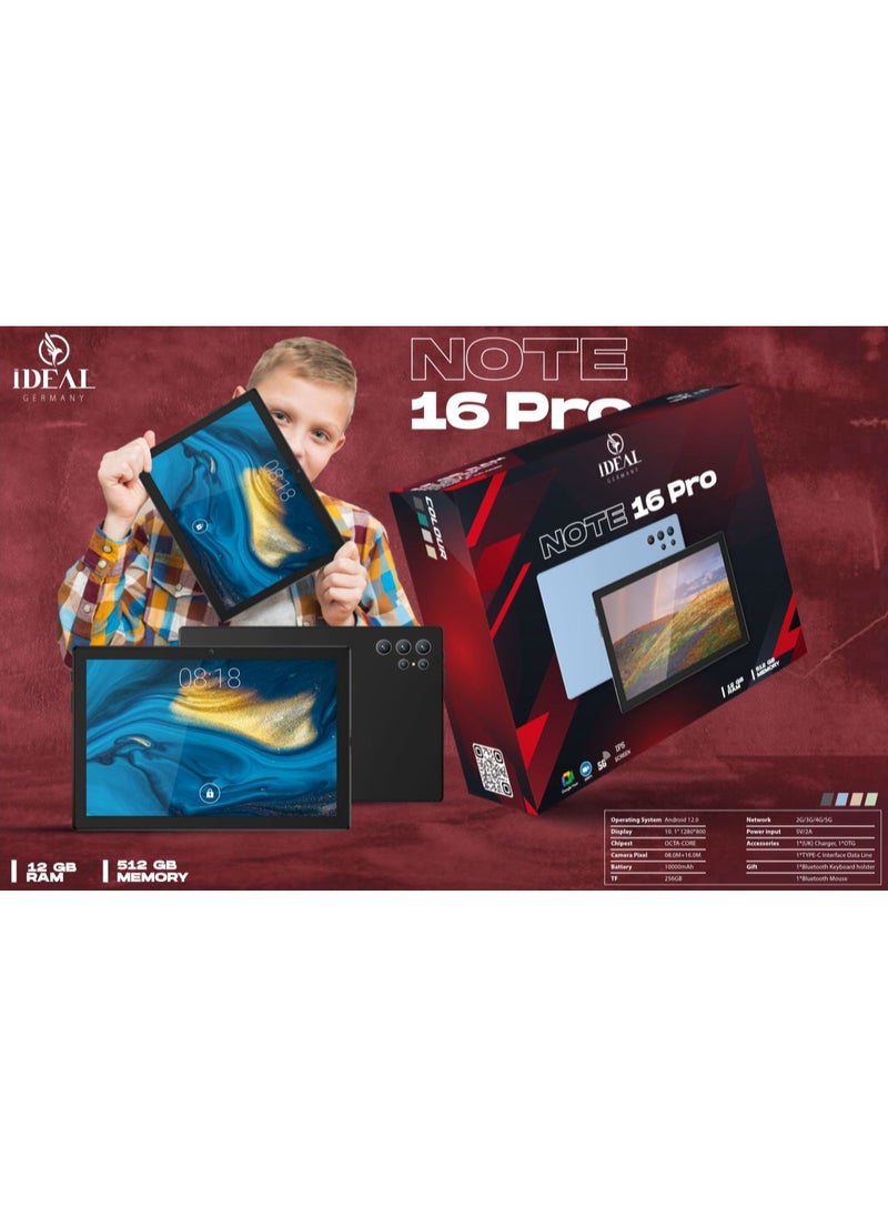 يديالi - نوت 16 برو 5G واي فاي تاب، 12 جيجا رام، 512 جيجا ذاكرة بوصة - Image 1