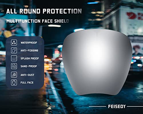 FEISEDY Full Cover Face Visor Protective Glasses Mirror Shield Sunglasses Anti Fog B2781 - Image 4