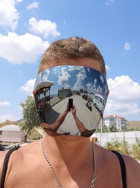 FEISEDY Full Cover Face Visor Protective Glasses Mirror Shield Sunglasses Anti Fog B2781 - Image 2