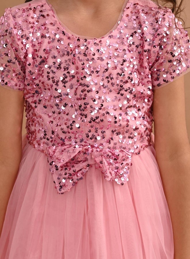 LILPICKS Sequin Tulle Party Dress - Image 4