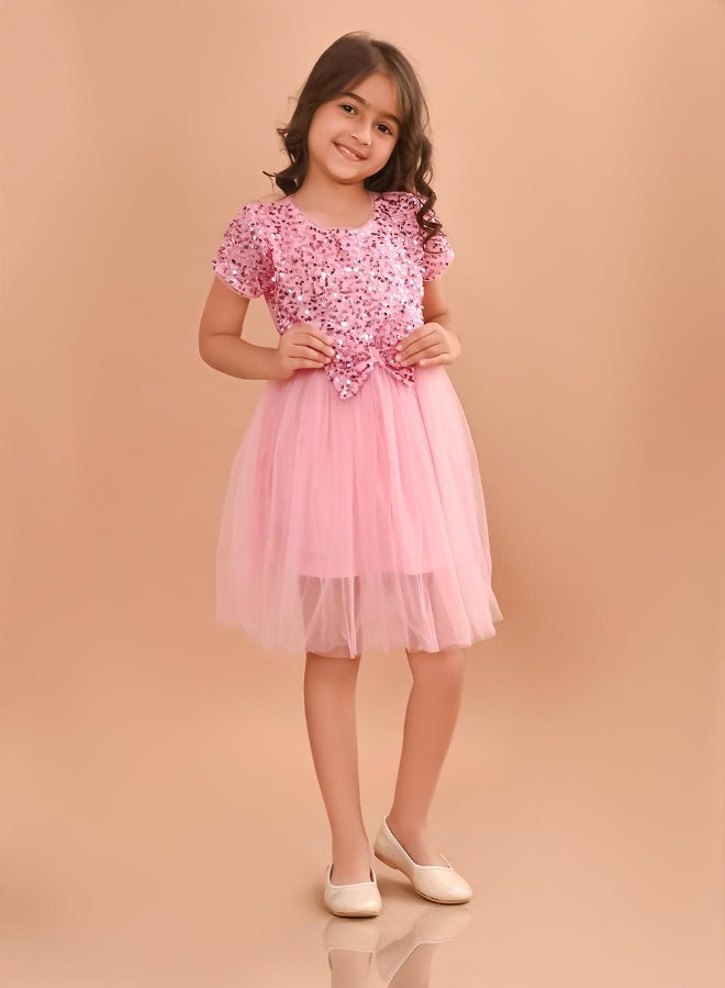 LILPICKS Sequin Tulle Party Dress - Image 2