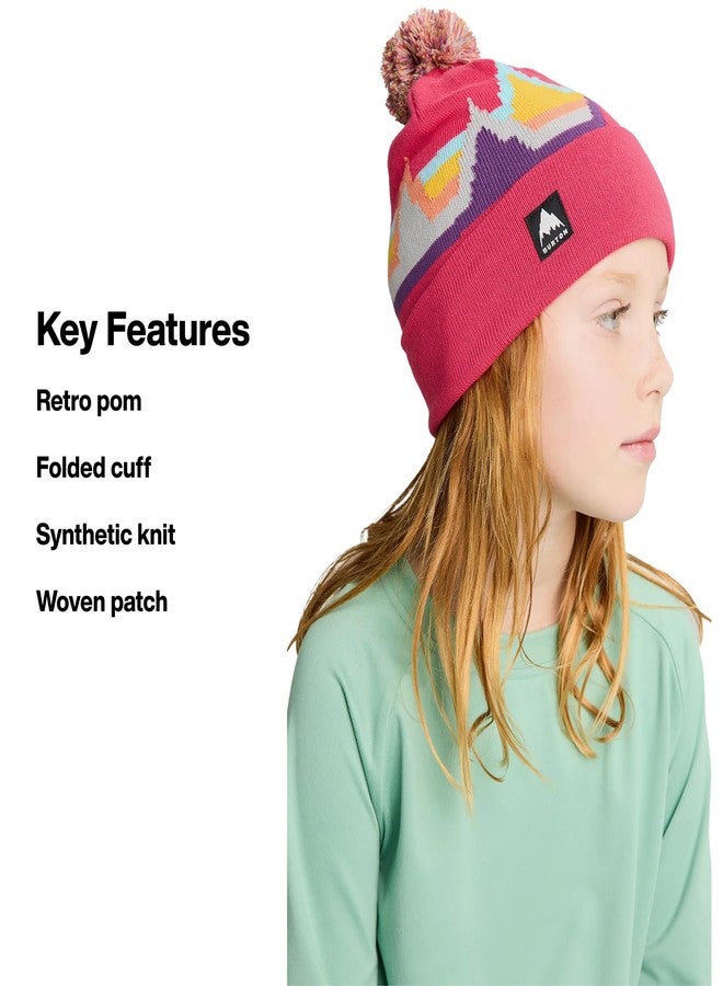 Burton Kids’ Recycled Echo Lake Beanie – Unisex Warm Winter Knit Hat for Boys & Girls – One Size, True Black - Image 3