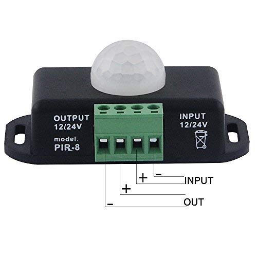 Sensky BS009 12V 24V PIR Sensor LED Motion Sensor Switch Motion Timer Function Sign Control PIR Controller LED Strips Lighting - Image 3