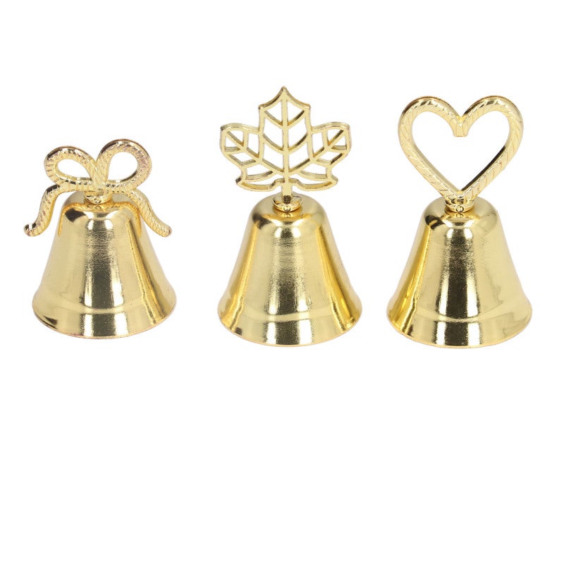 Table Number Holder: 1 Pc Premium Iron Sturdy Durable - Unique Bell Shape Metal Place Card Holder for Home Office Party Wedding Table Setting - Image 2