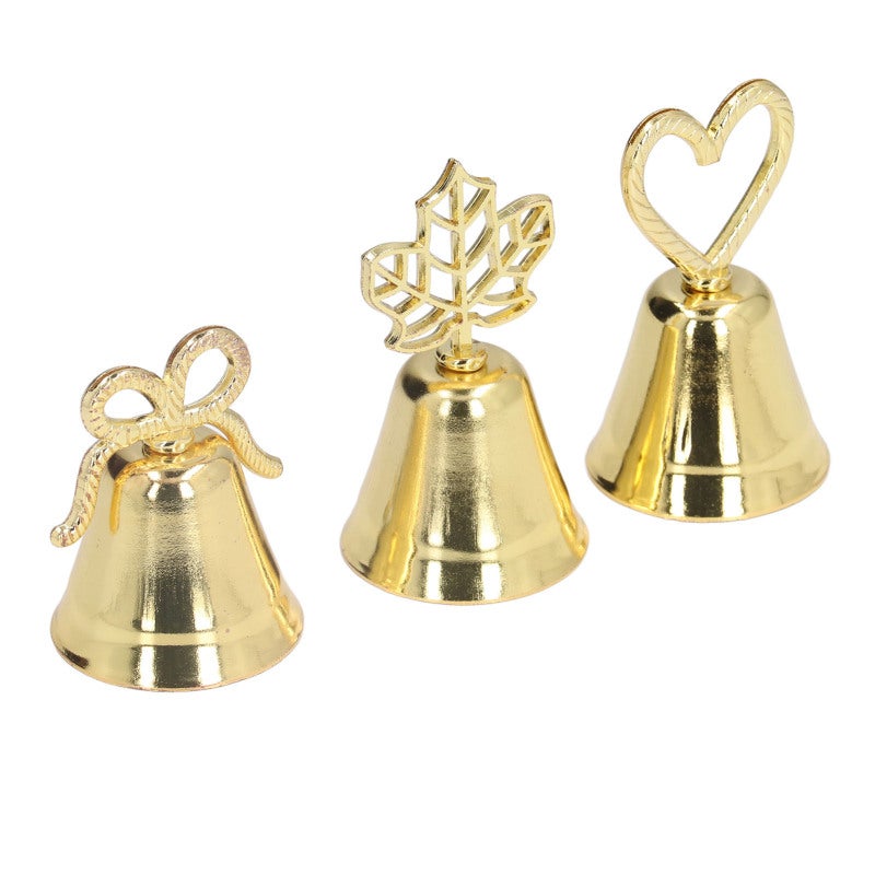 Table Number Holder: 1 Pc Premium Iron Sturdy Durable - Unique Bell Shape Metal Place Card Holder for Home Office Party Wedding Table Setting - Image 5