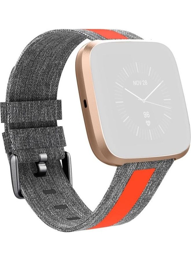 BGM Replacement Strap Band for Fitbit Versa Smartwatch Grey - Image 1