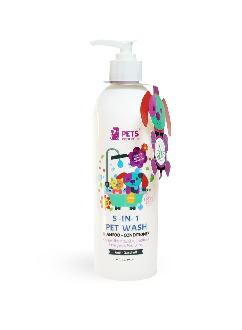 PETS Republic Anti Dandruff Shampoo with Baby Scent 500 ml