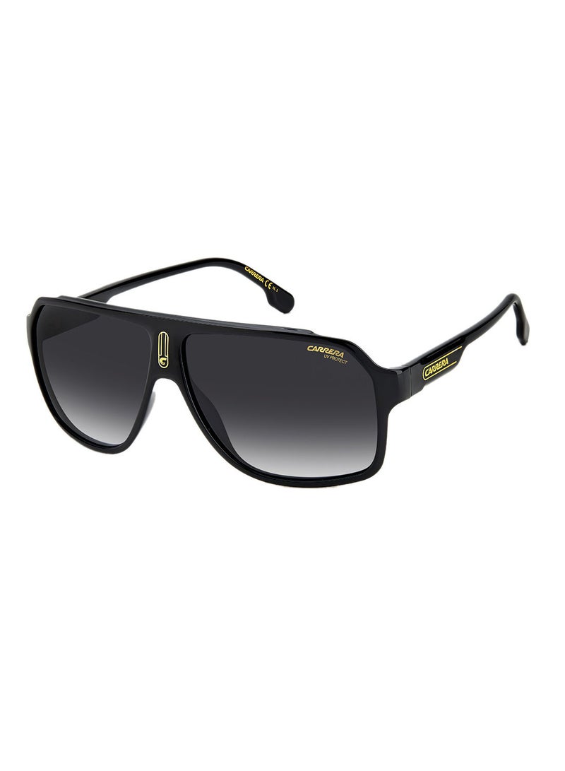 Carrera نظارات شمسية مستطيلة لحماية من الأشعة فوق البنفسجية كارييرا 1030/S بلاك جولد 62 - Image 1