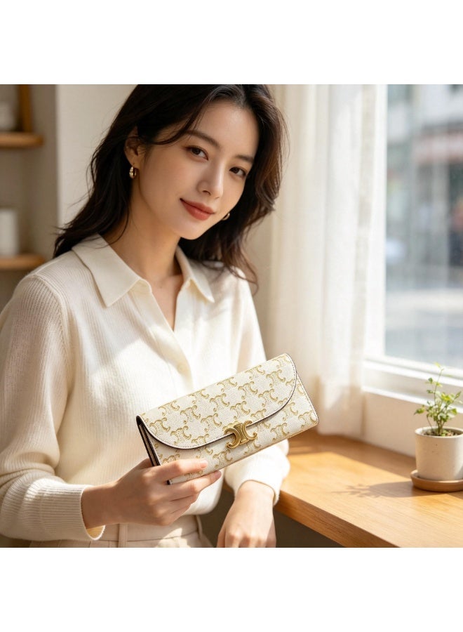 Celine Exquisite high-end wallet ultra-thin, anti-magnetic, multiple card slots, business card holder, convenient for ID storage, suitable for both men and women - Image 2