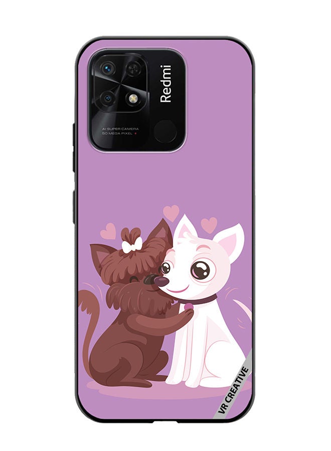 VR CREATIVE Protective Case Cover For Xiaomi Redmi 10C Love Bear Design Multicolour - Image 1